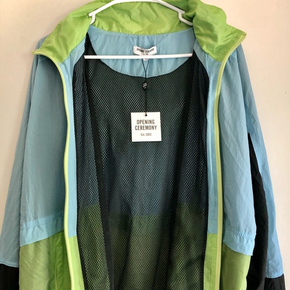 NWT Opening Ceremony Color Blocked Nylon Jacket - Picture 4 of 10
